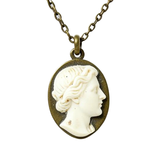 Cameo Portrait Necklace (placeholder image)
